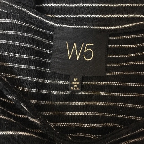 Anthropology W5 striped ruffle sleeve top - Picture 8 of 9